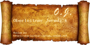 Oberleitner Jermák névjegykártya
